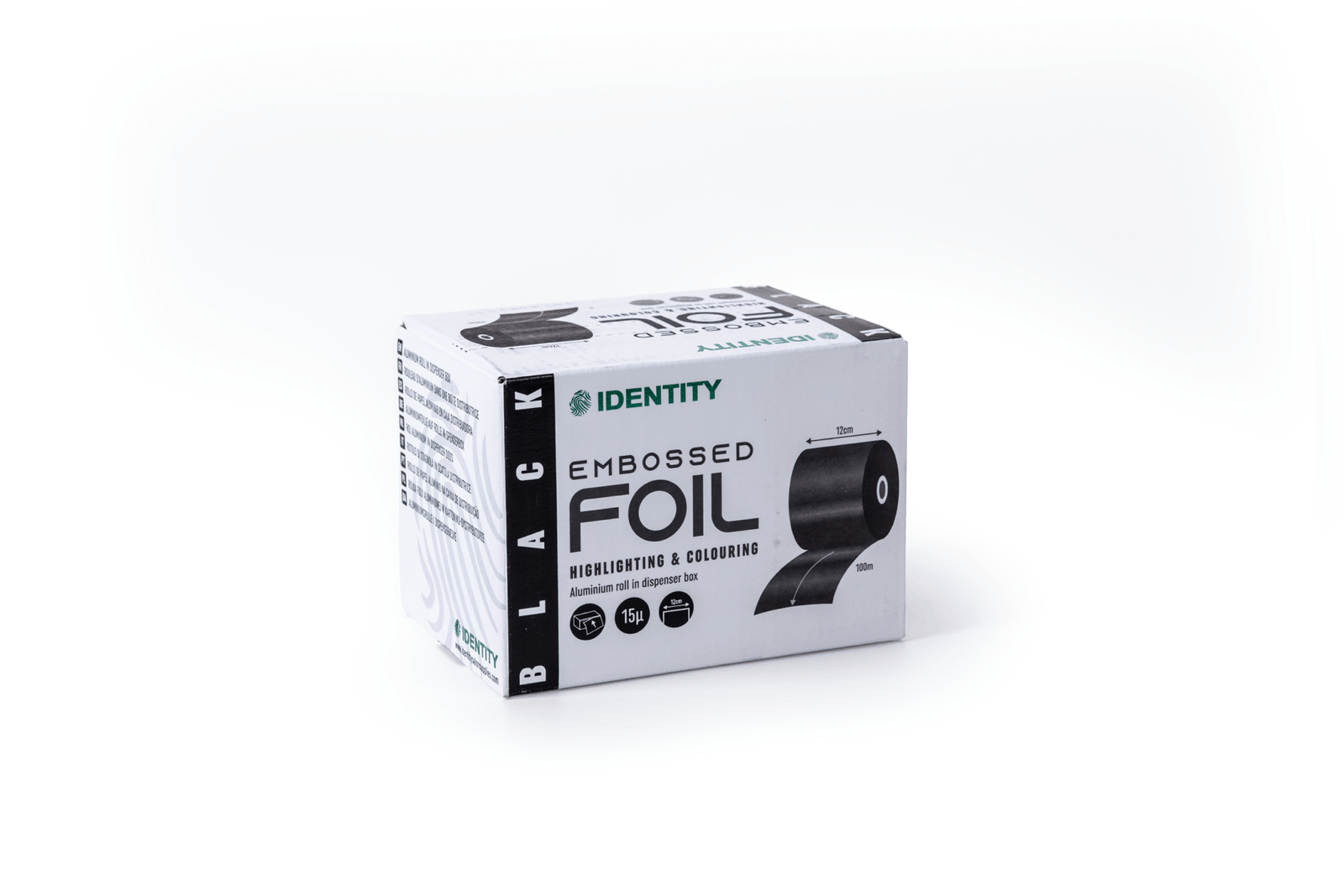 Black Embossed Foil Roll - Image 2